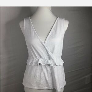 Caution to the wind plunging shirt XS